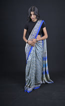 Madhubani with Indigo Anchal